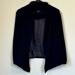 Torrid Black Open Front Blazer - Size: 3
